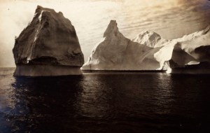 Icebergs by Clarence Wyckoff, copyright © Kim Fairley and Silas Hibbard Ayer III. 